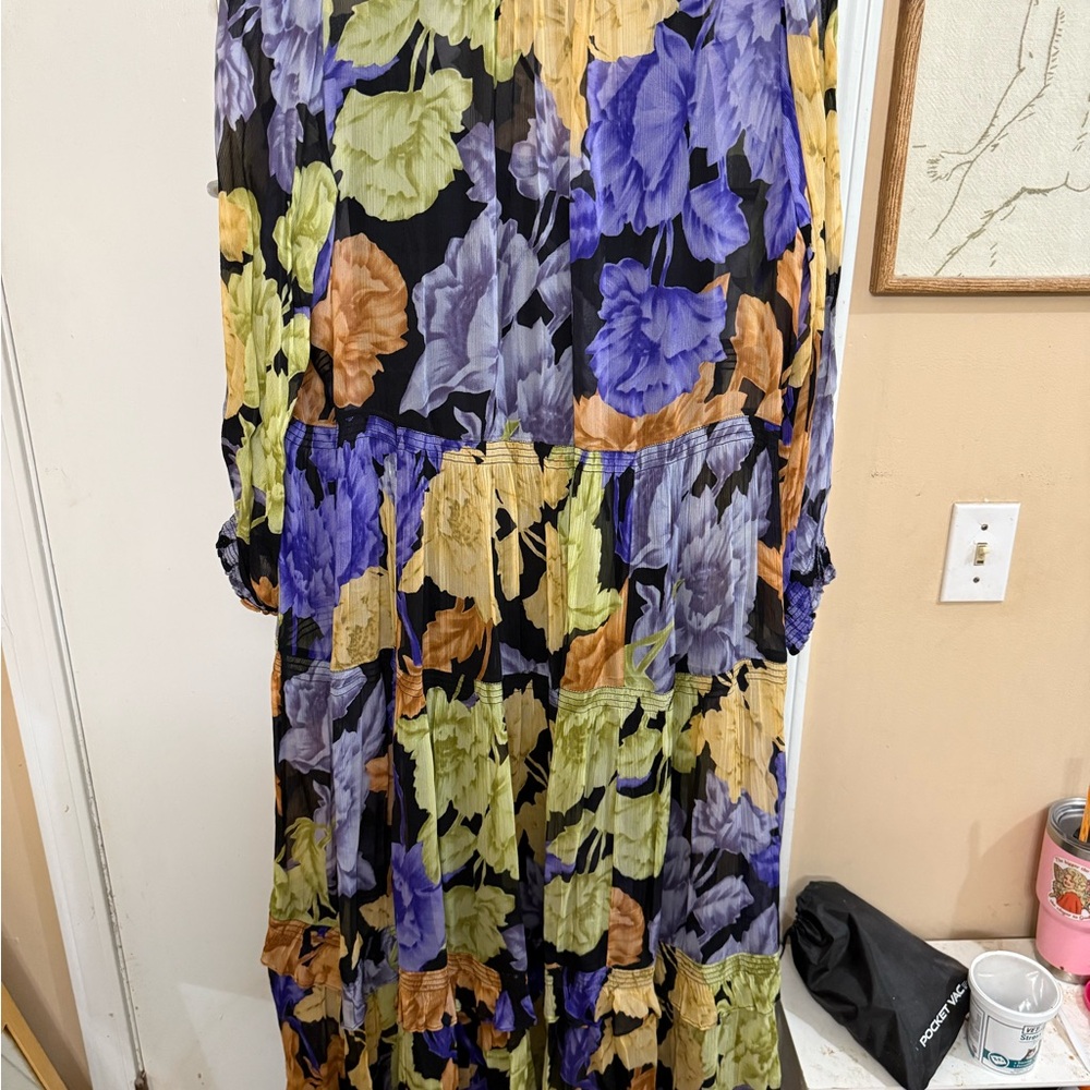 Floral Maxi Dress - Multicolor